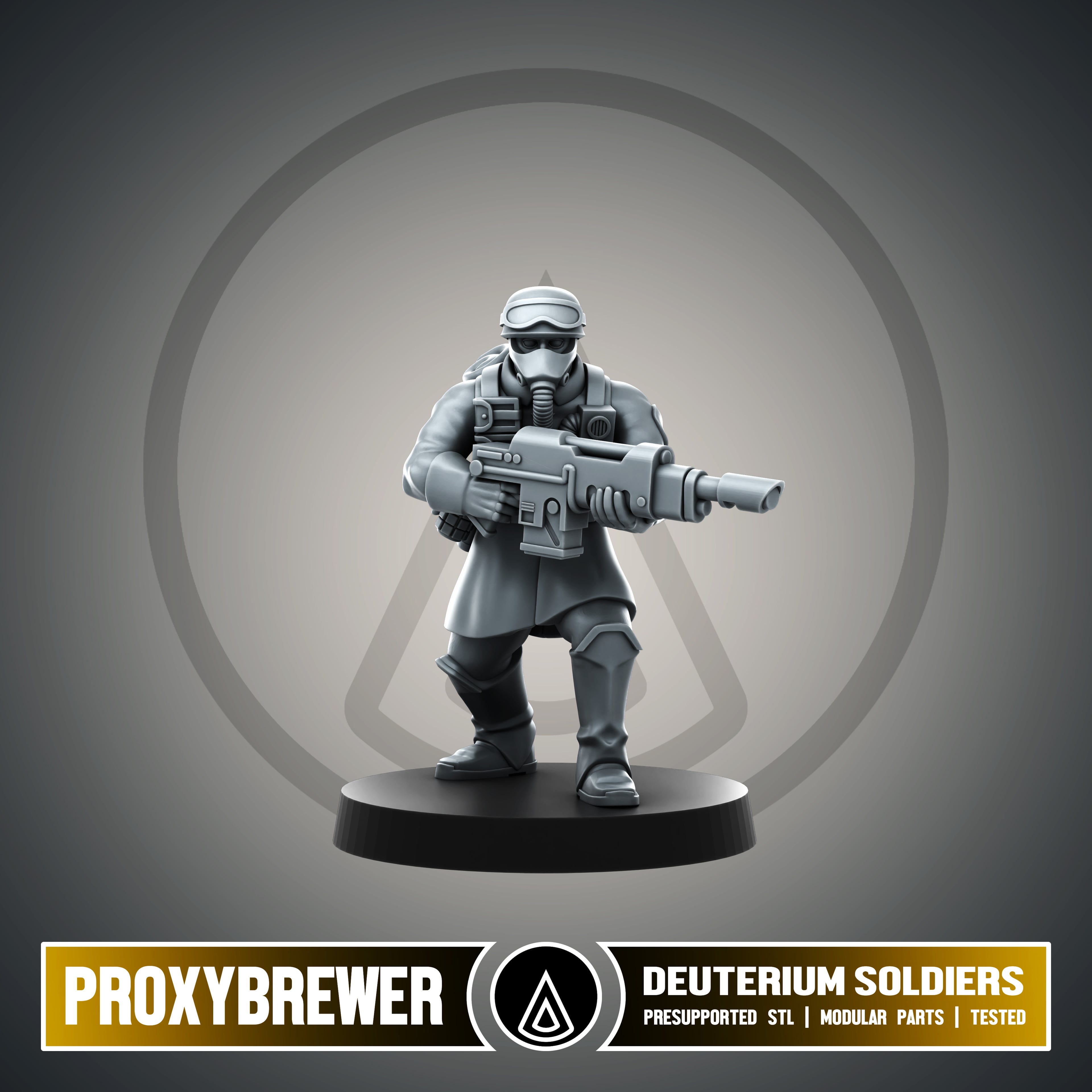 Deuterium Soldiers 3d model