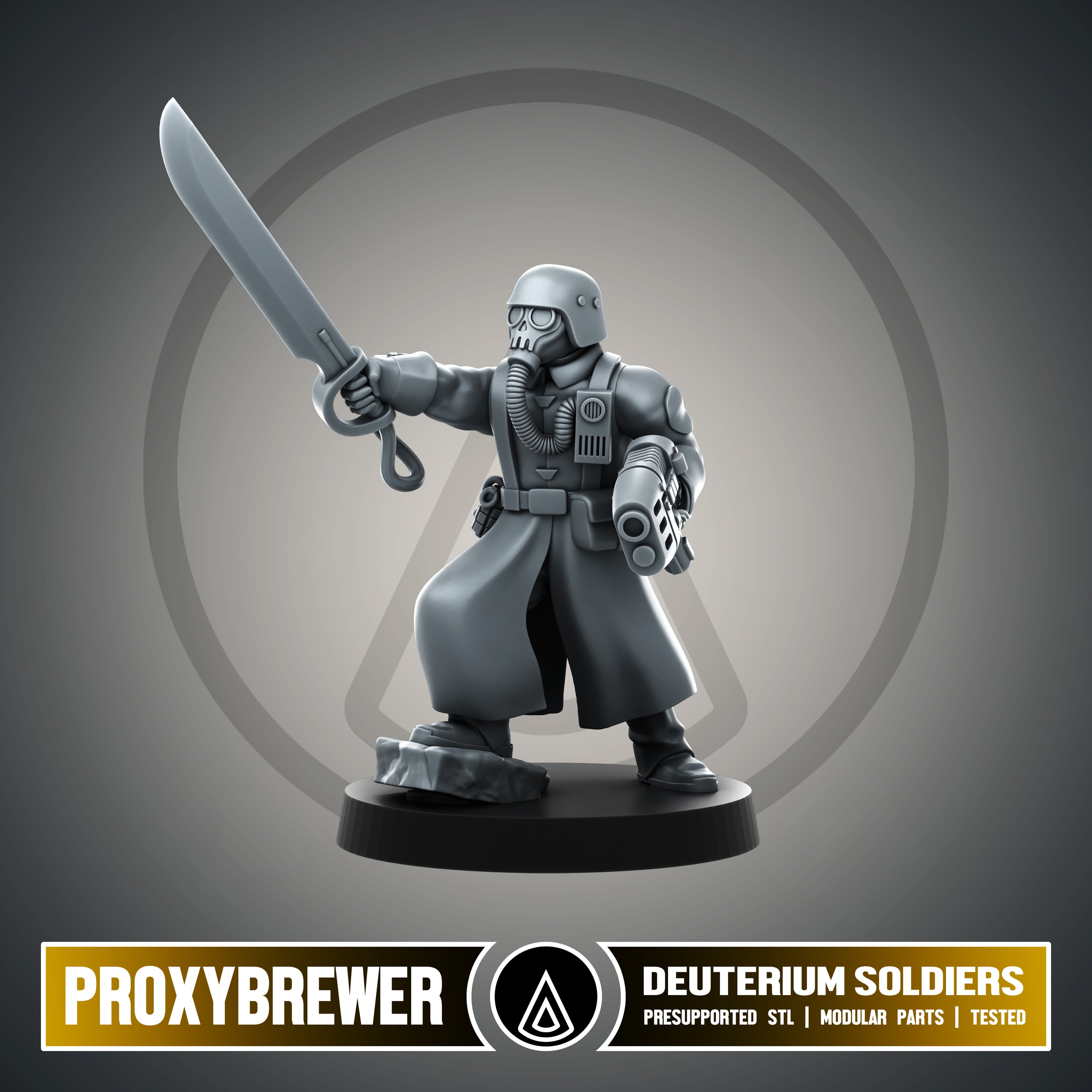 Deuterium Soldiers 3d model