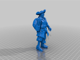 Robotic Pirate Long John Silver 3d model