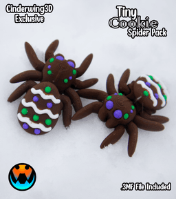 Tiny Spider - Easter Cookie 3d model