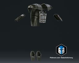 Fallout NCR Ranger Armor - 3D Print Files 3d model