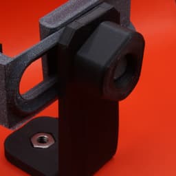 Adjustable cellphone tripod mount 3d model