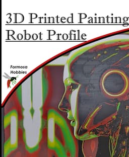 3D Printed Painting - Robot Profile 3d model