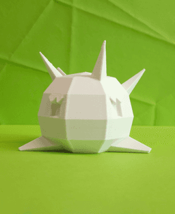 Silcoon Low Poly Pokemon 3d model