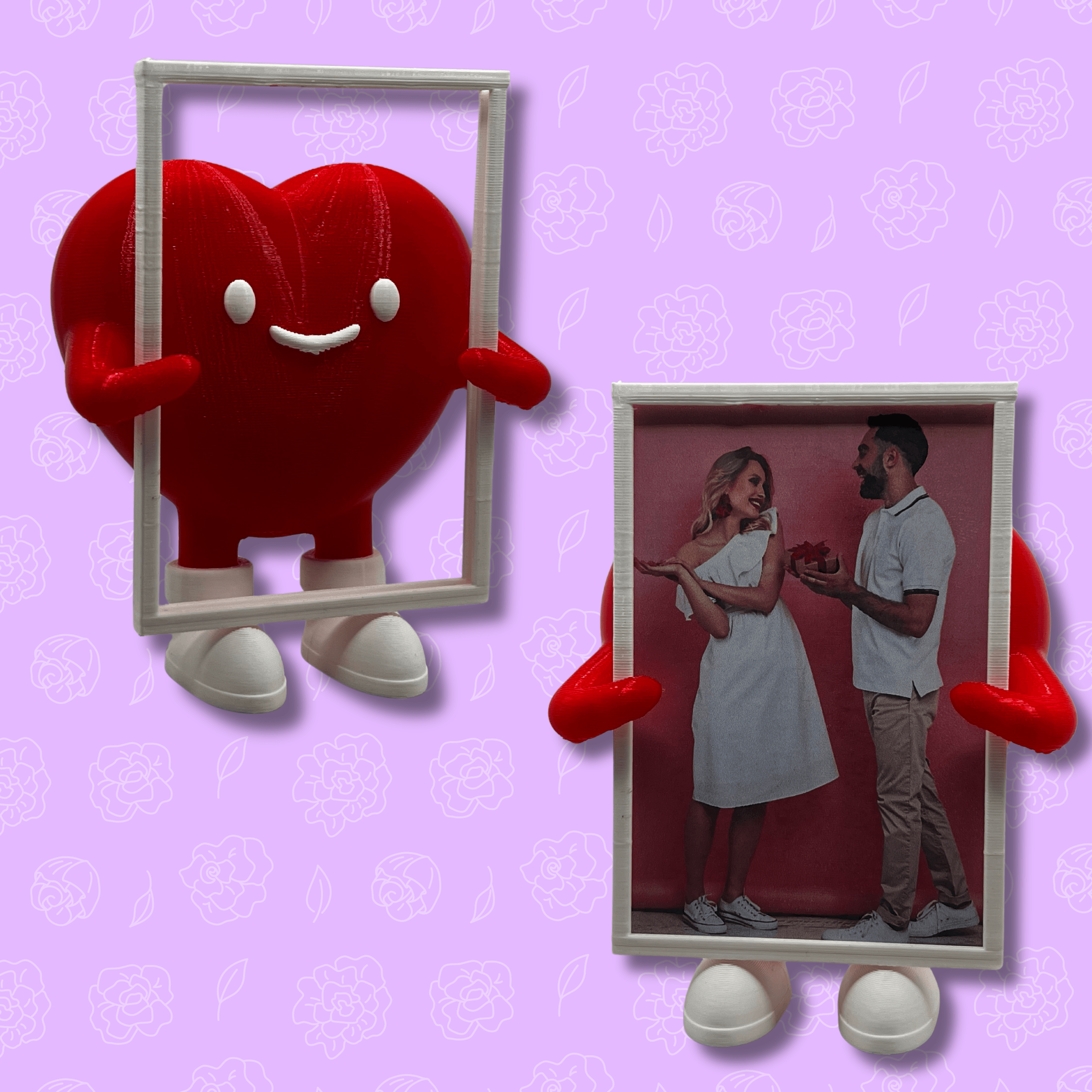 Heart Photo Frame 3d model