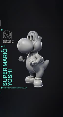 Yoshi - Super Mario Bros - Fan Art 3d model