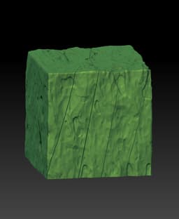 Gelatinous Cube Spiral Twist Fidget 3d model
