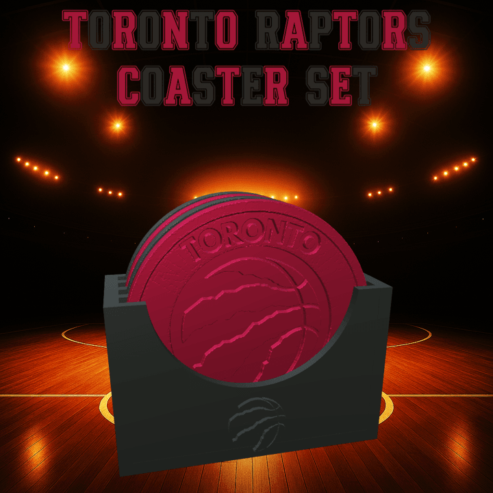 Toronto Raptors Coaster Set (NBA) 3d model