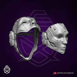 Droid Mask 3d model
