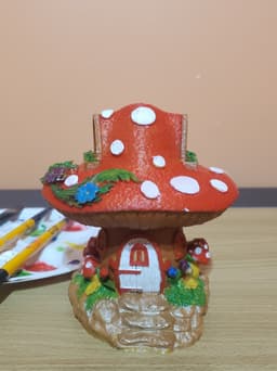 Fantasy Mushroom House Decoration 3d model