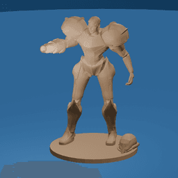 Female Intergalactic bounty hunter 3d model