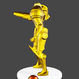 Female Intergalactic bounty hunter 3d model