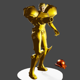 Female Intergalactic bounty hunter 3d model