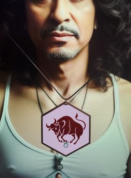 Taurus Astrology Pendant 3d model