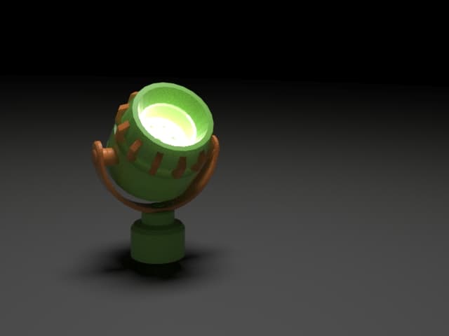 Desktop Spot Light Led 3d model