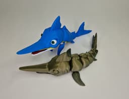 Flexy swordfish 3d model