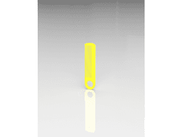 Keyring comb for beard and mustache. 3d model