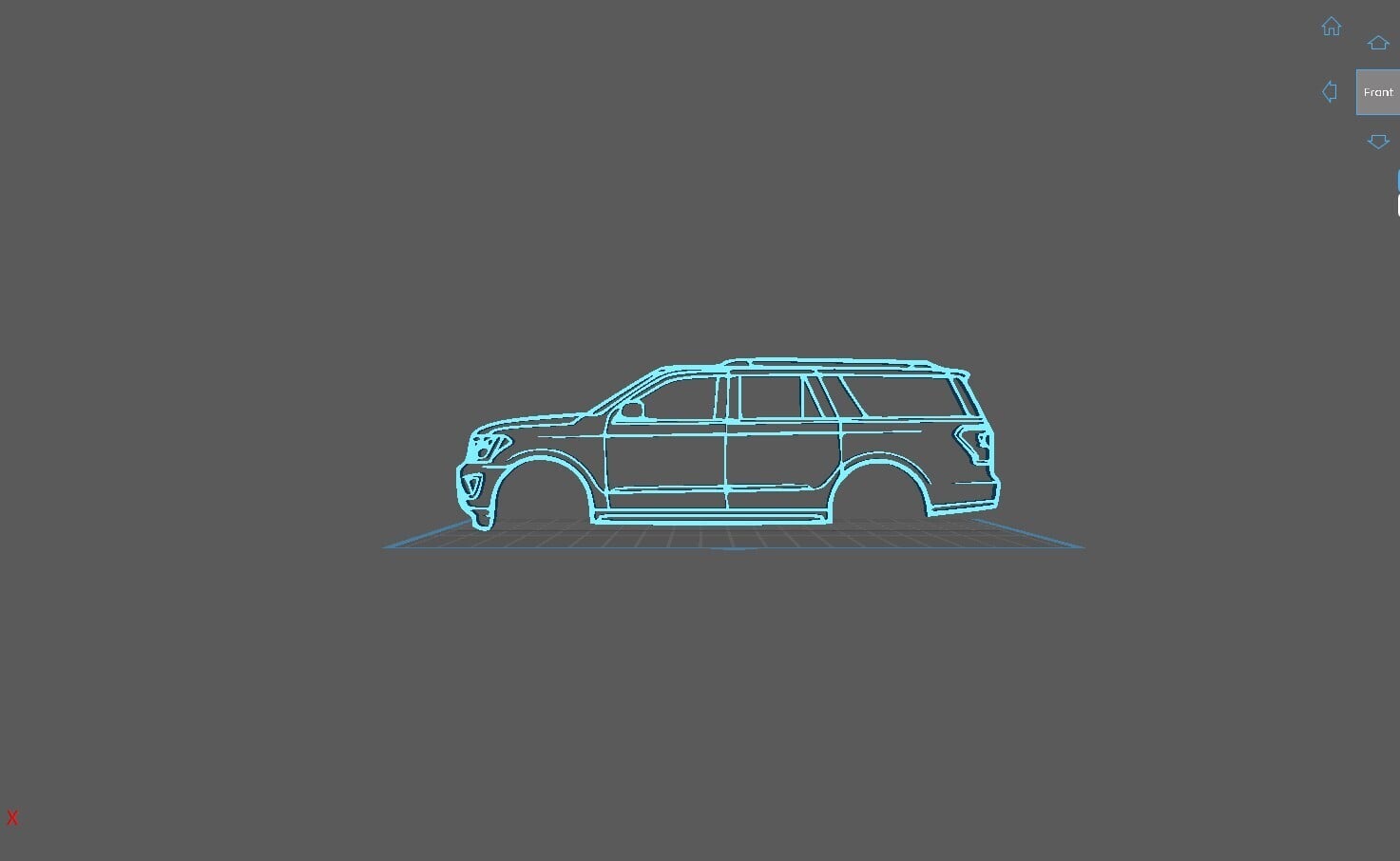 Ford - Expedition 2018 Wall Art 3d model