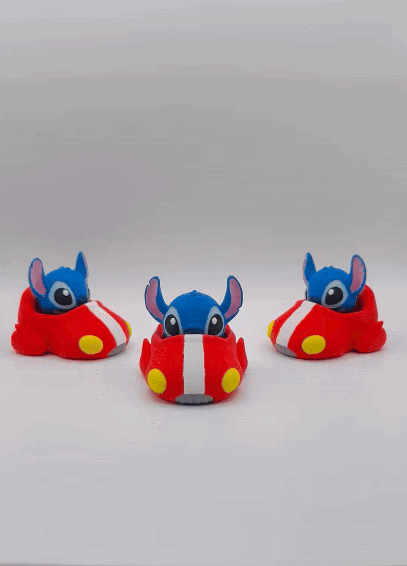 Stitch Clicker + Non-Clicker Option 3d model