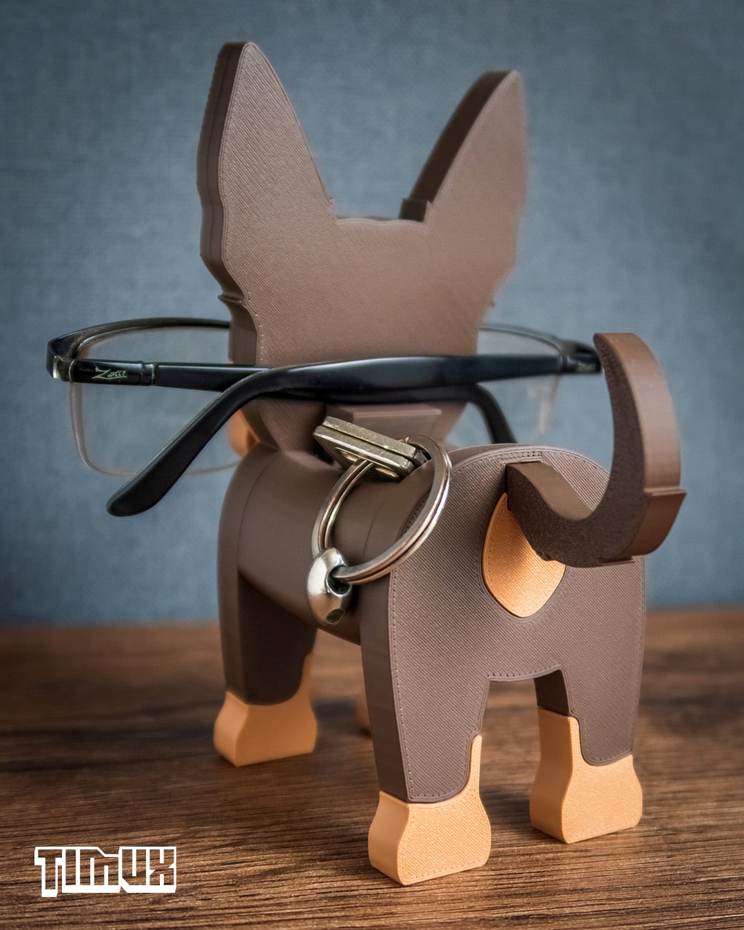 AUSTRALIAN KELPIE GLASSES HOLDER 3d model