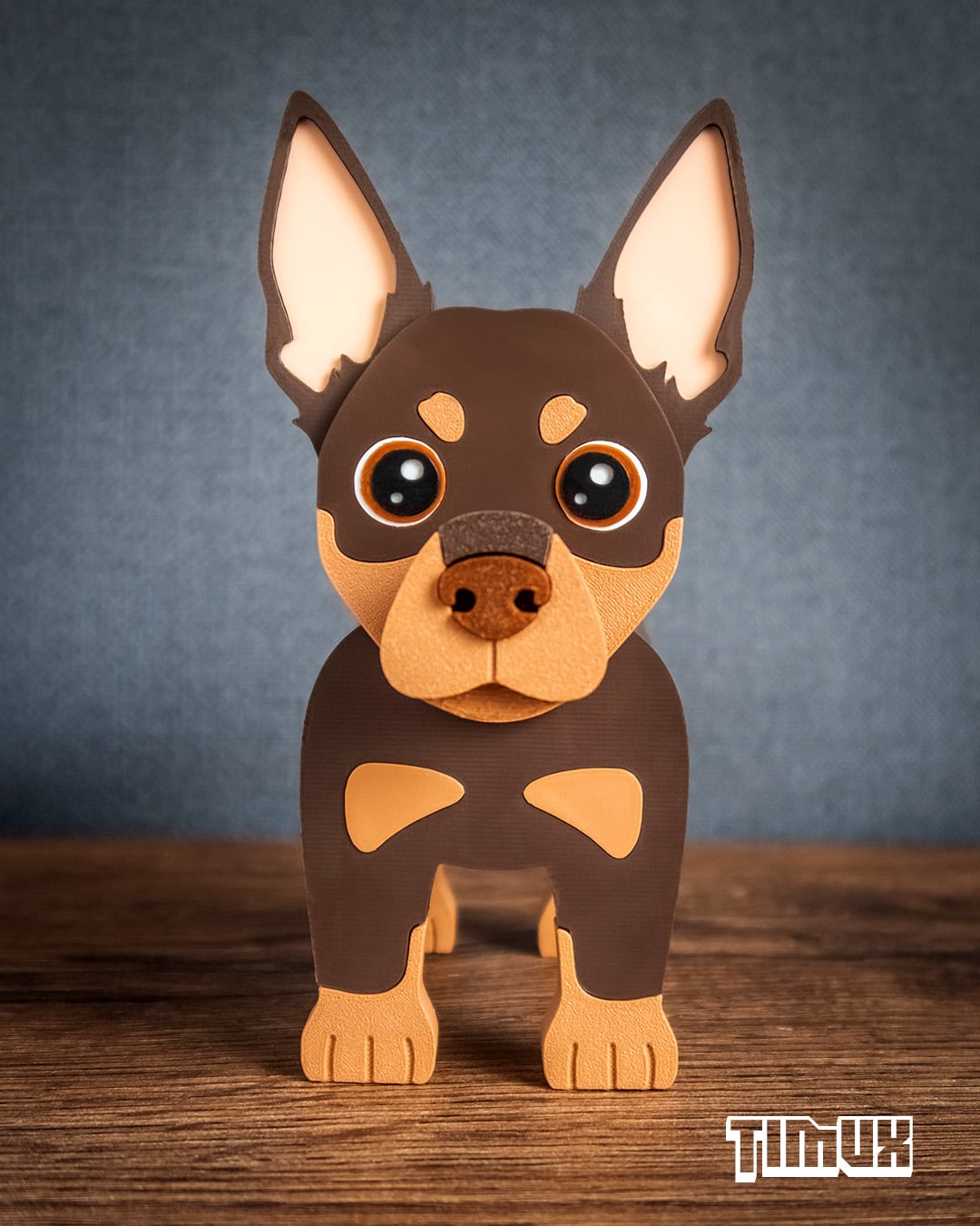 AUSTRALIAN KELPIE GLASSES HOLDER 3d model