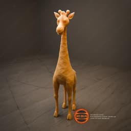 Stylized giraffe 3d model