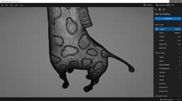 Stylized giraffe 3d model