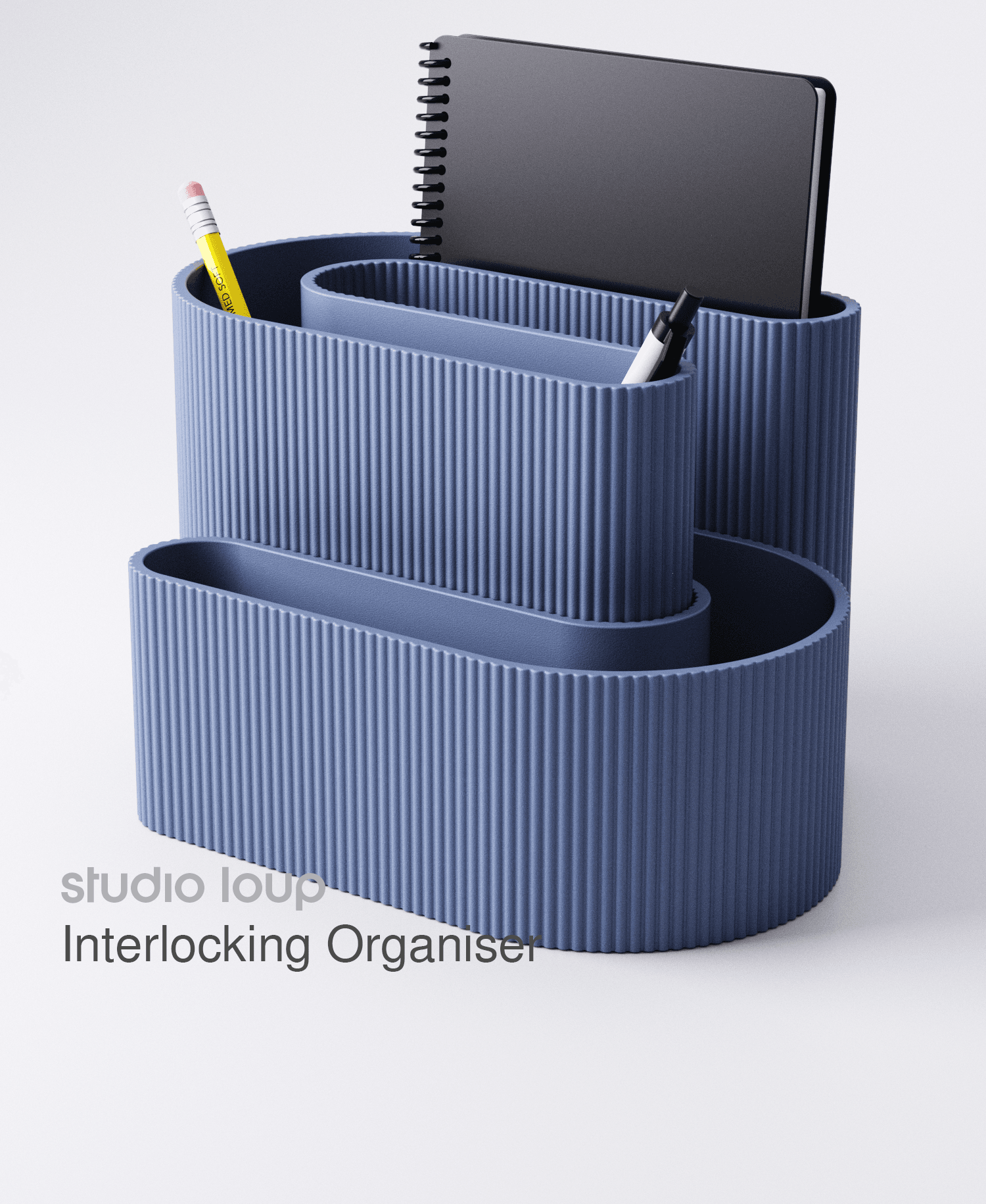 Interlocking Organiser 3d model
