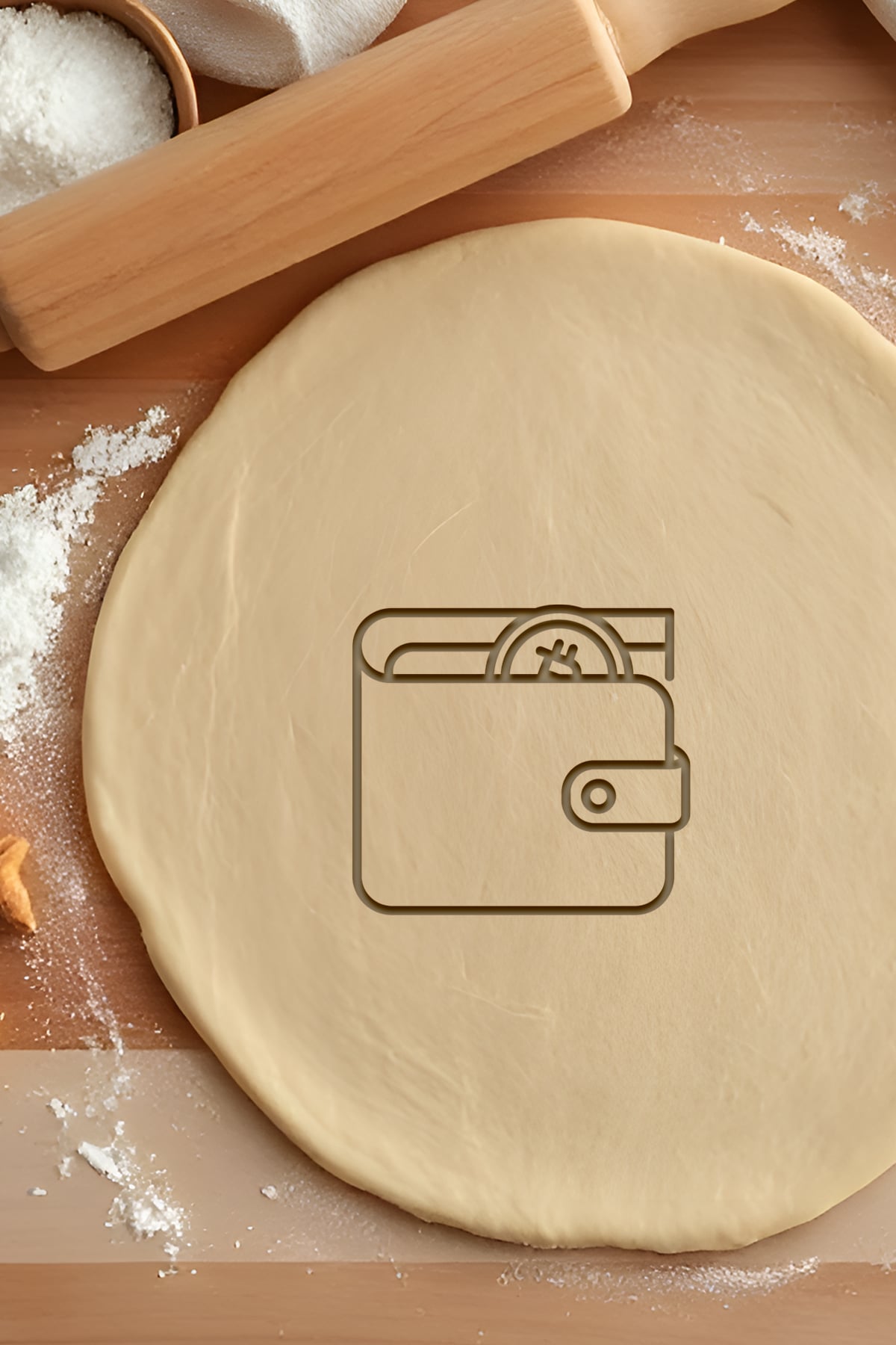 Crypto Wallet Cookie Cutter, Biscuit Cutter 3d model