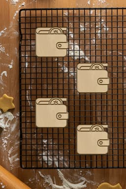 Crypto Wallet Cookie Cutter, Biscuit Cutter 3d model