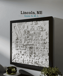 Lincoln, NE - L 3d model