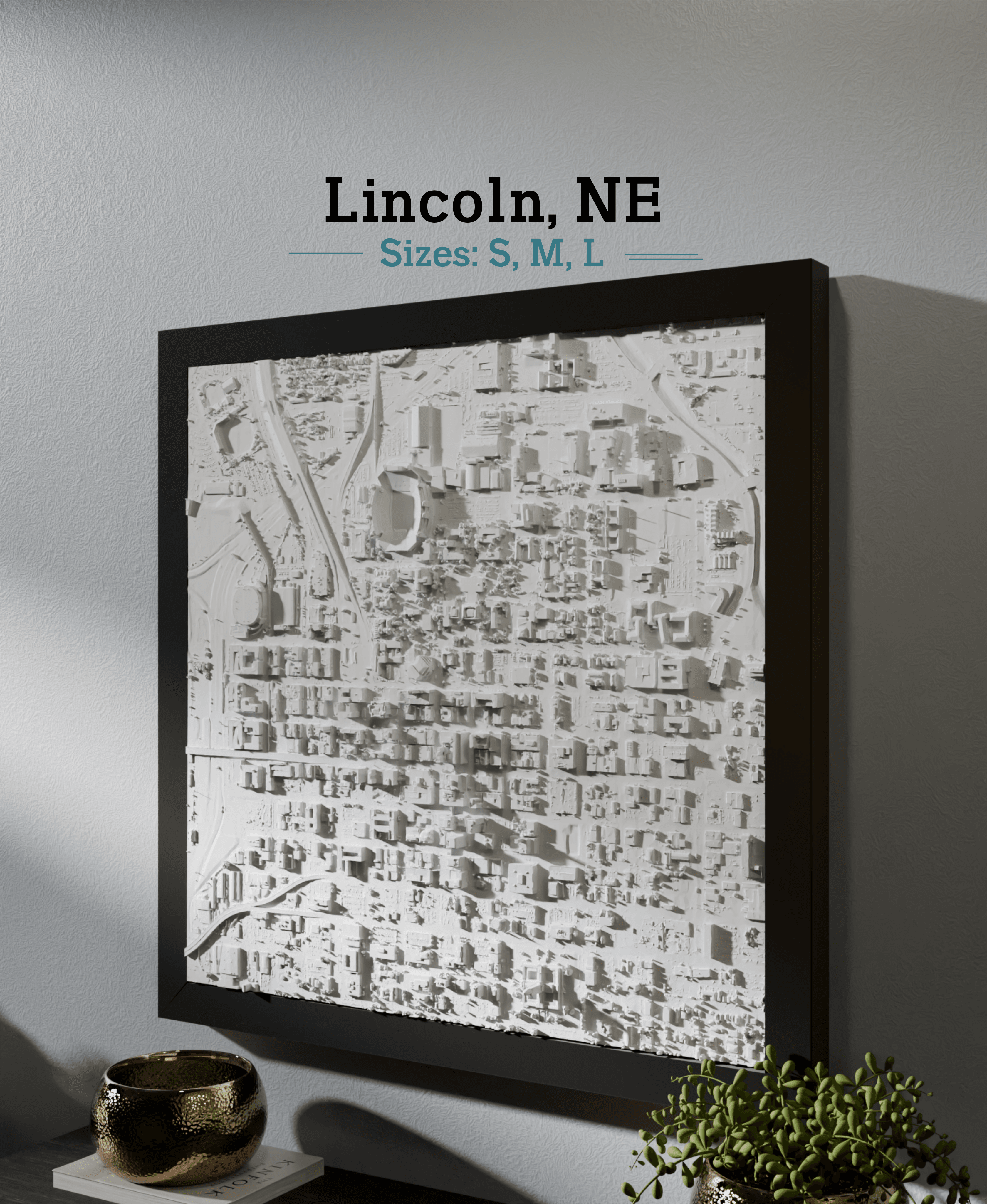 Lincoln, NE - L 3d model