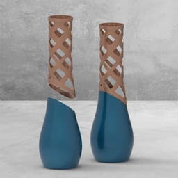 Dual 3d printable Vase 3d model