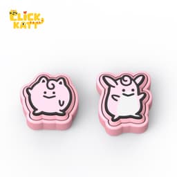 Monster 039-040 - Clicker Fidget Toy Keychain 3d model