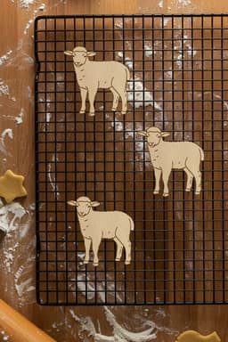 Sheep Cookie Cutter, Biscuit Cutter 3d model