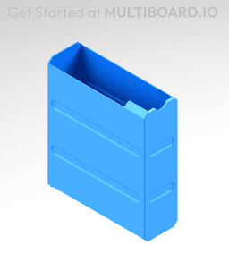 1x3x2.5 LU - MultiBin Simple Drawer 3d model