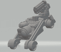 FHW: Worker Bot Assault car concept 3d model