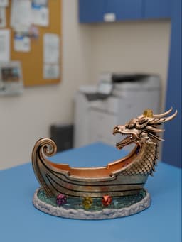 Dragon Ship Dice Tower 3d model