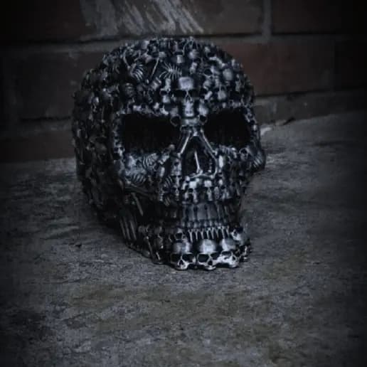 Pretzel Prints Catacombs Skull 3d model