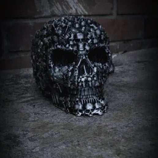 Pretzel Prints Catacombs Skull 3d model