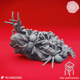 Swarm of Spiders - Tabletop Miniature (Pre-Supported) 3d model