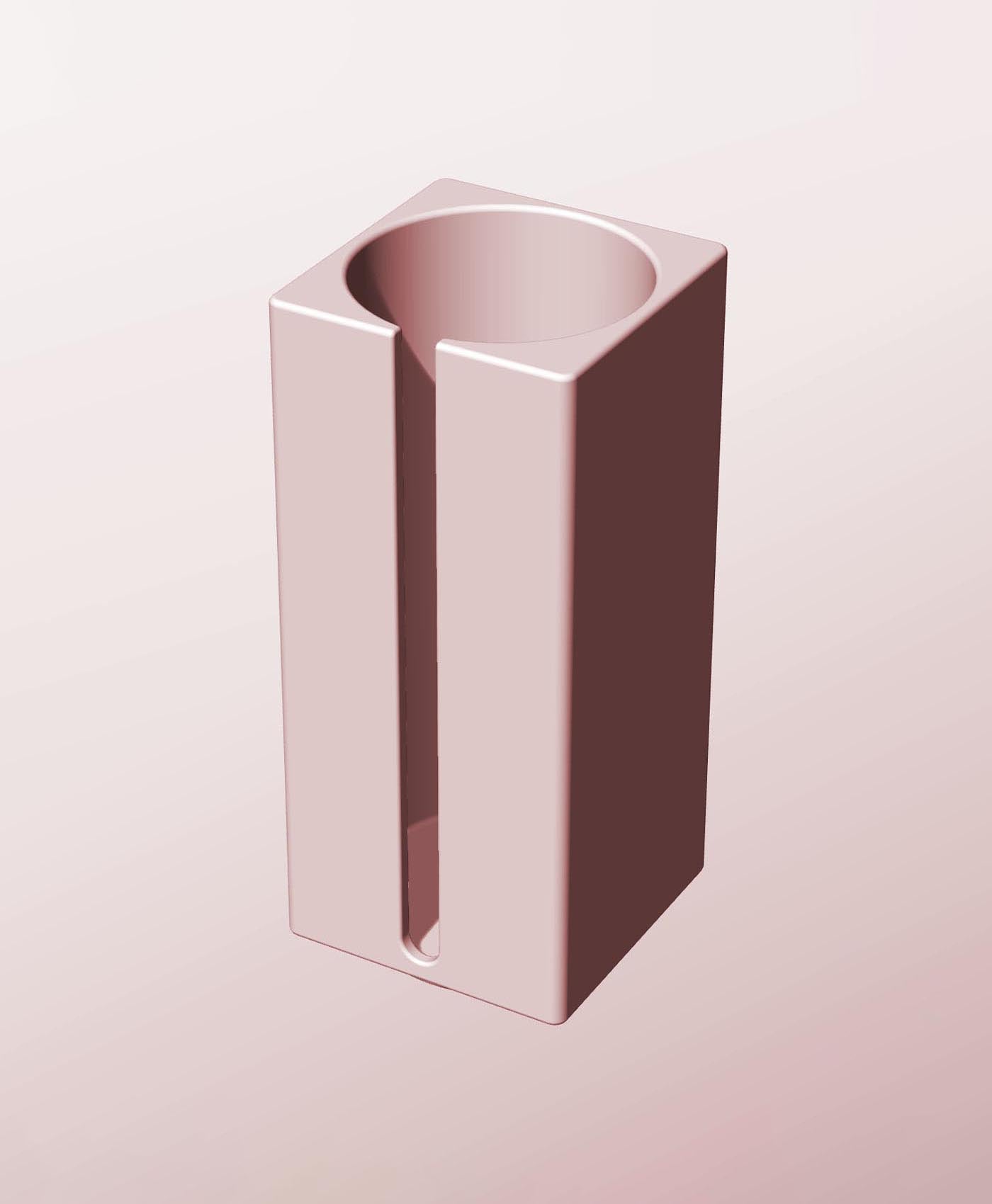 CS68-170-S Stacking slotted module bin for modern home decor 3d model