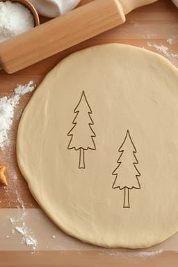 Tree Cookie Cutter, Biscuit Cutter 3d model