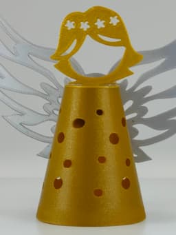 Christmas Angel Tealight Lantern 3d model