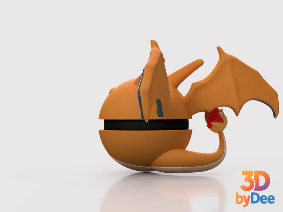 Charizard Poke Ball 3d model