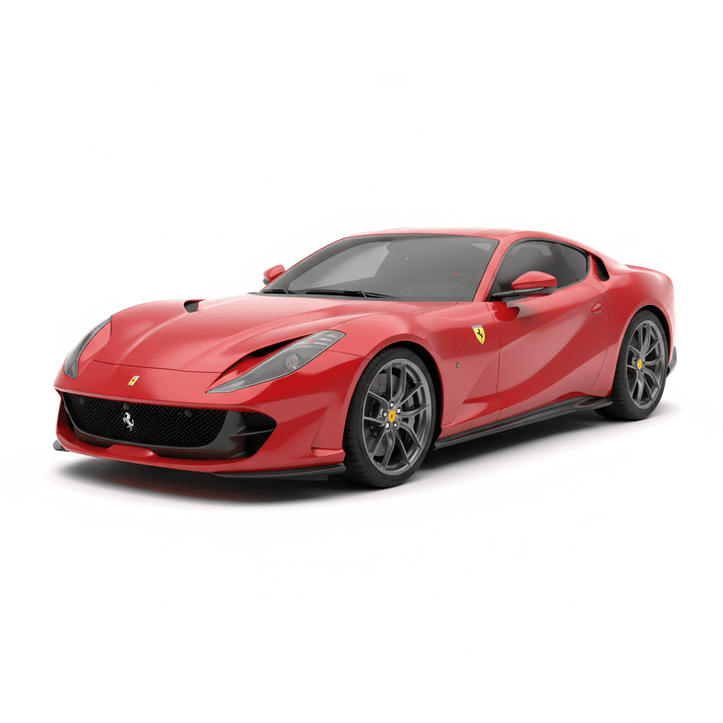 Car : Ferrari 812 Competizione V12 Supercar Coupe 3d model