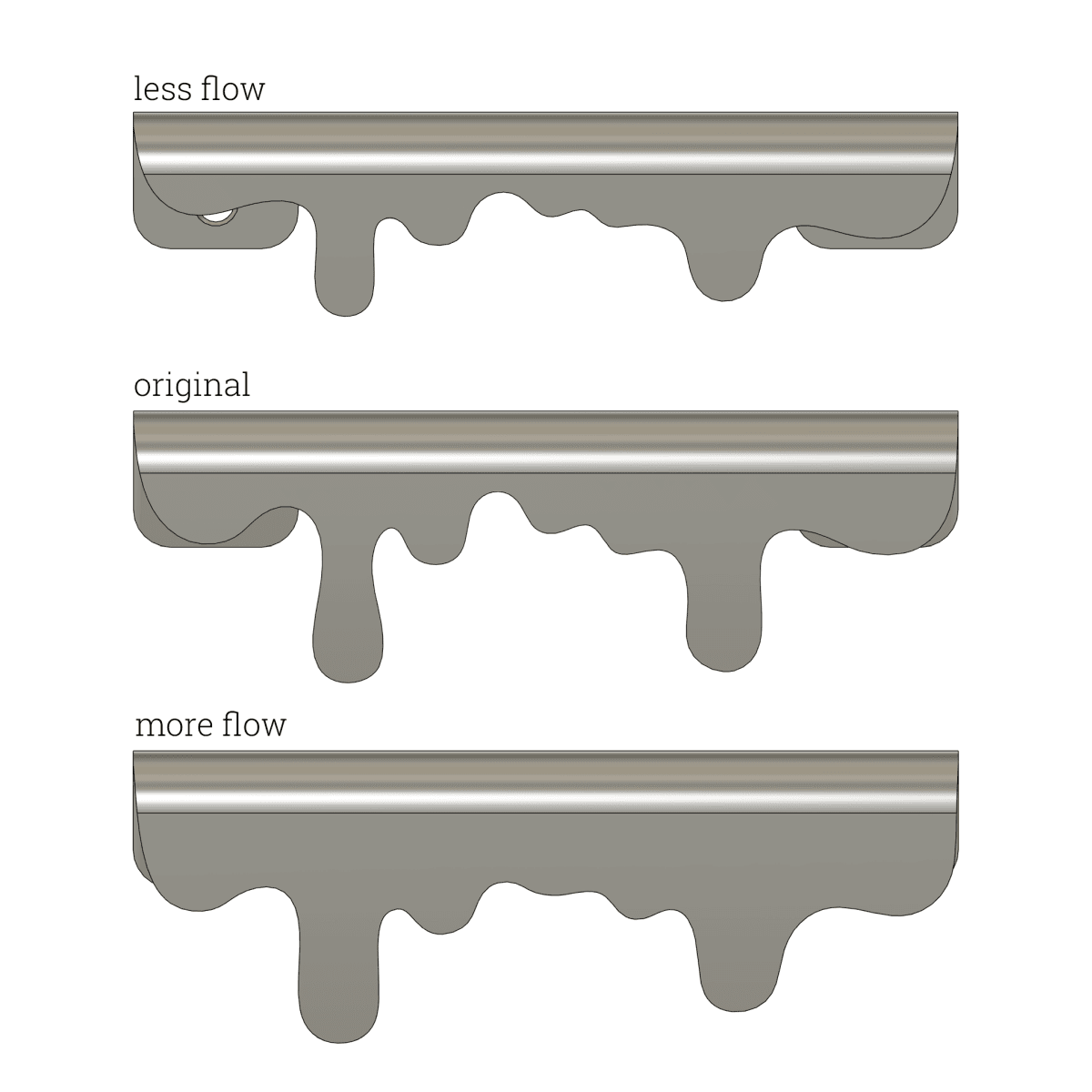 Dripping wall shelf 3d model