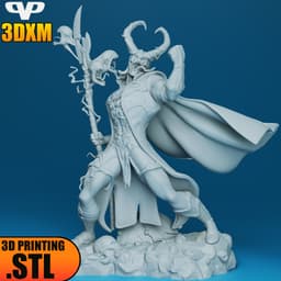 Venomized Loki STL for 3D Printing ChibiSTL 3DXM 3d model