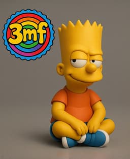 Bart Simpson 3mf File 3d model