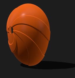 Naruto Obito Akatsuki Mask – 3D Printable Cosplay Prop 3d model